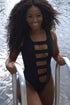 Sexy Cool Summer Mansion Black One-piece Swimwear